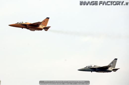 2019-10-12 Linate Airshow 00147 Aermacchi M-346 Master